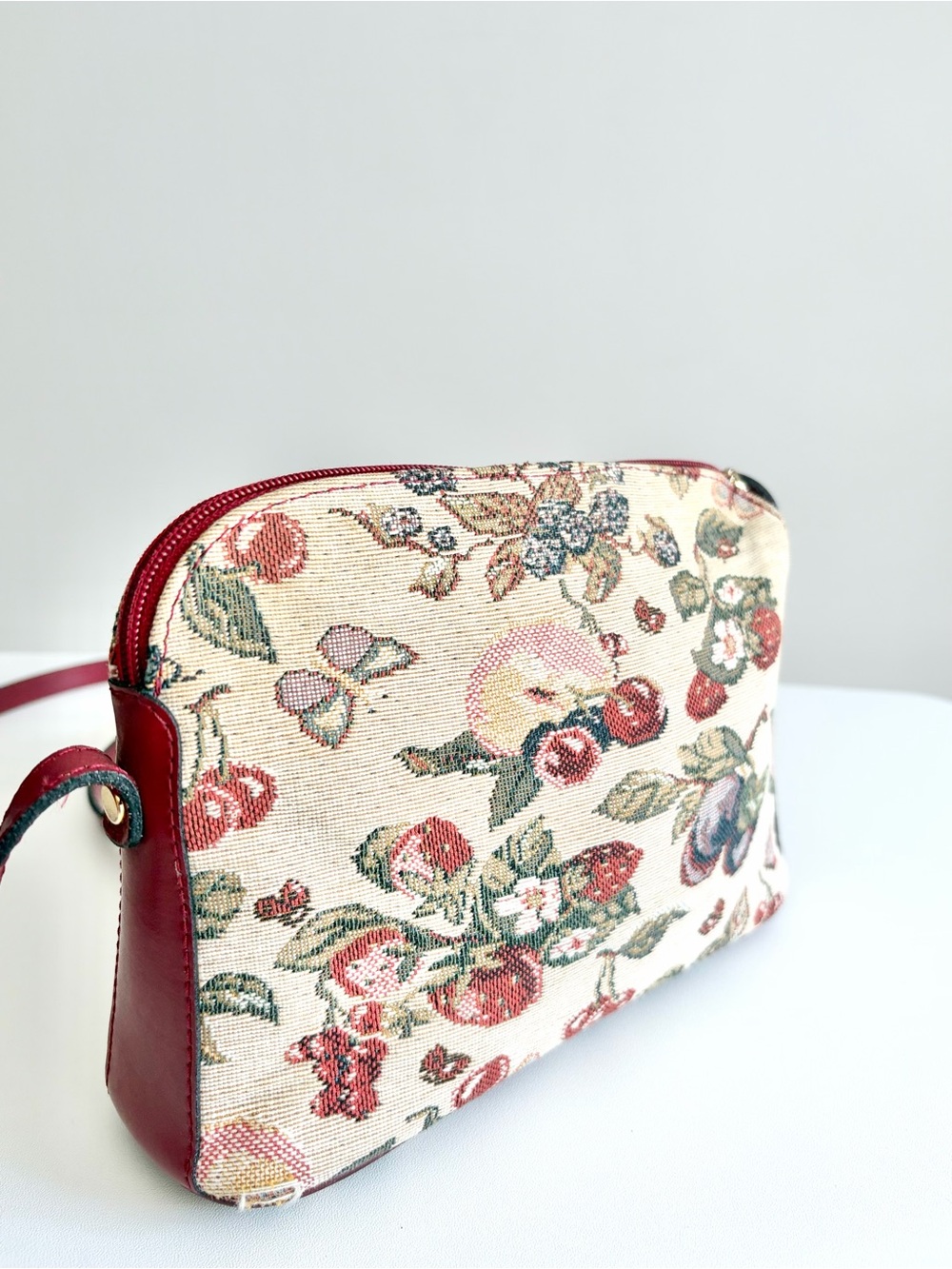 Royal Tapisserie Vintage Orchard Tapestry Crossbody Bag Cottagecore Granny Chic - Picture 5 of 9
